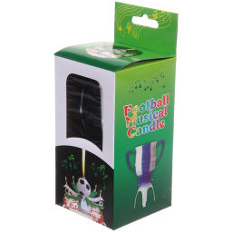 Цена за 2 шт. Свеча для торта раскрывающийся цветок "Кубок" (8 свечей), Черный