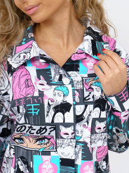 942 Туника-Рубашка "Аниме"