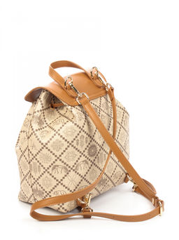 LACCOMA рюкзак АС7304-Россия-бежевый эко кожа хлопок