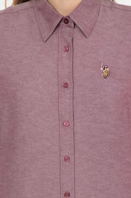 Женская рубашка Cherry с длинным рукавом Basic - U.s. polo assn фото 6
