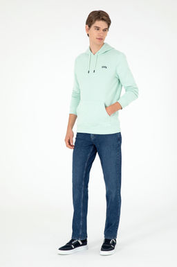 Мужская базовая толстовка зеленого цвета Неожиданная скидка в корзине - U.s. polo assn фото 4