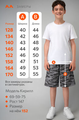 Шорты из футера для мальчика Happyfox