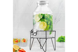 Диспенсер для холодных напитков с краном 6 л 24*19*33 см Glaskraft на мет.подст.