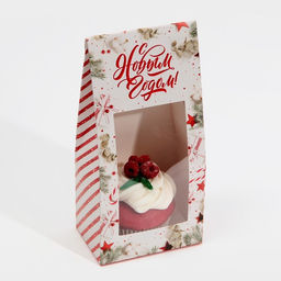 Цена за 5 шт. Коробка складная «С Новым годом!», 9×19×6 см