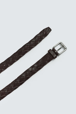 PLAITED LEATHER BELT - Zara фото 2