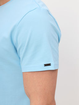 Футболка мужская короткий рукав GREG G145-PO4T-SA201 (голубой)  фото 2