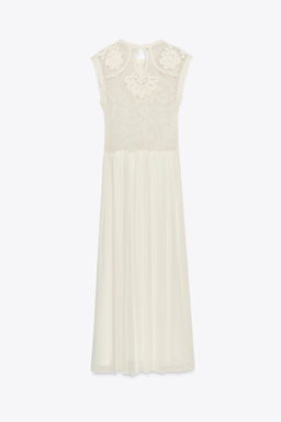 ZW COLLECTION EMBROIDERED COMBINED DRESS - Zara фото 13