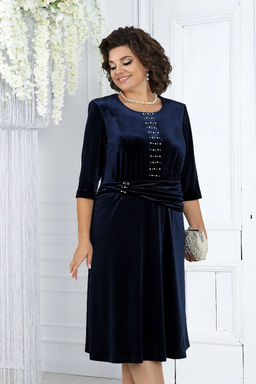 Платье Ninele 7431-Р темно-синий - Mira fashion фото 28