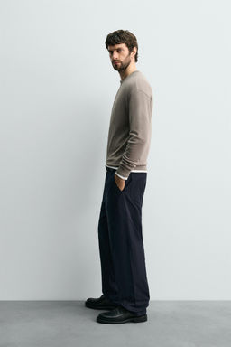 JERSEY MEZCLA VISCOSA / Gris topo - Zara фото 4