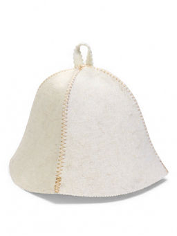 Шапка для бани и сауны Русская баня, полушерсть