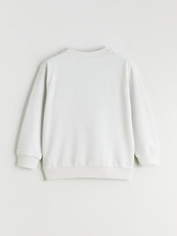 Hayvan Bask?l? Erkek ?ocuk Sweatshirt
