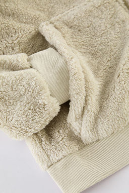 TRENDYOL MAN Bej Regular/Normal Kesim Full Fermuar Cepli Polar Kal?n Sweatshirt-H?rka TMNAW24SW00109 - Trendyolmilla фото 10