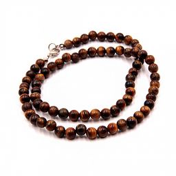 Бусы из камня Тигровый глаз на защиту 6мм