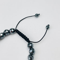 Браслет регулируемый из Гематита от 18 см - Радуга самоцветов фото 3