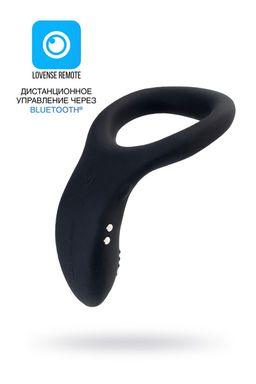 Эрекционное кольцо LOVENSE Diamo, силикон, черное, 13,3 см