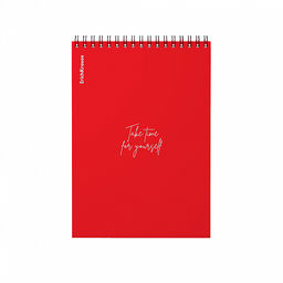 Цена за 4 шт. Блокнот с пластиковой обложкой на спирали ErichKrause Words, красный, A5, 80 листов, клетка