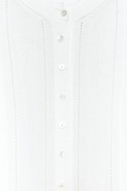 CHAQUETA PUNTO POINTELLE / Blanco - Zara фото 10