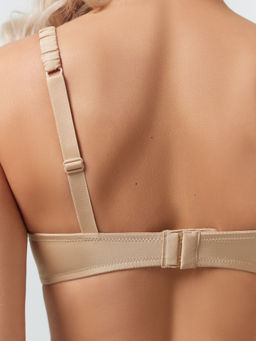 Бюстгальтер женский бежевый обжаренный миндаль 512469 - Mark formelle фото 7