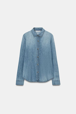 TRF DENIM SHIRT - Zara фото 8