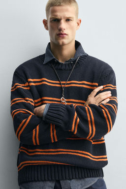 JACQUARD STRIPE JUMPER - Zara фото 5