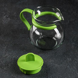 Чайник стеклянный заварочный «Теплота», 400 мл, цвет МИКС