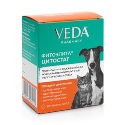 Фитоэлита Цитостат для собак и кошек проф-ка и лечение молочной железы, 50 таб.