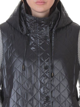 802 DK. GRAY Жилет утепленный женский (50 гр. синтепон) - Fashion фото 4