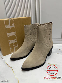 Сапоги казаки женские с начесом внутри