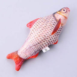 Игрушка для кошек с мятой Красноперка из текстиля, 20 см - Пушистое счастье фото 2