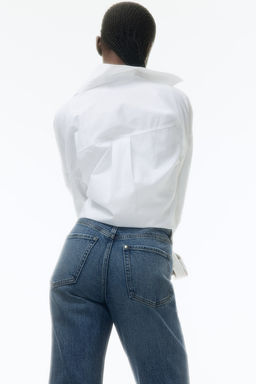 Slim Straight High Ankle Jeans - H&m фото 5