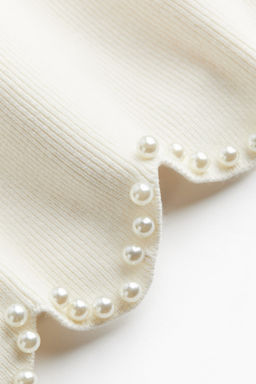 Top de punto con cuentas decorativas - H&m фото 6