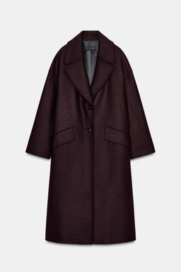 OVERSIZED LONG COAT - Zara фото 7