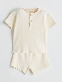 Basic Erkek Bebek Ti??rt ve ?ort 2li