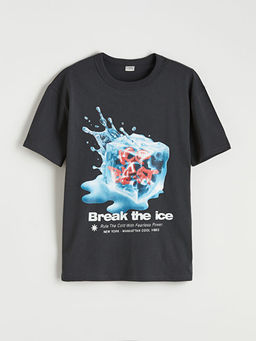 New York Bask?l? Erkek ?ocuk Ti??rt