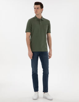 Haki Regular Fit K_vr_lmaz Polo Yaka Basic Ti__rt - Pierre cardin фото 4