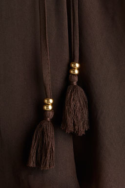 Pantal?n corto vaporoso con cord?n de ajuste - H&m фото 7