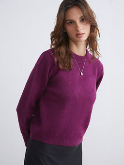 Bisiklet Yaka Kad?n Triko Kazak