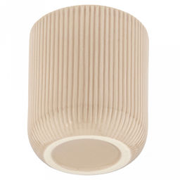 Кашпо для цветов керамическое "Виши" 0,95л, д11,5см, h13см, внутренний д10,2см, фактурный глянец, бежевый, в коробке (Китай)