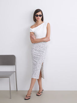 Beli Lastikli Desenli B?zg?l? Y?rtma?l? Etek