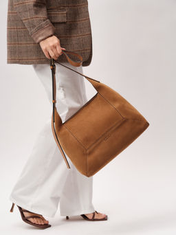 Замшевая сумка Mosaic DBR 31376 светло-коричневый  фото 5