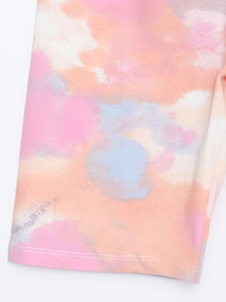 Beli Lastikli Batik Desenli K?z ?ocuk Tayt - Waikiki фото 2