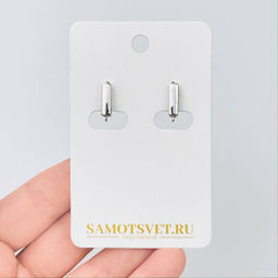 Швензы для сережек родированные