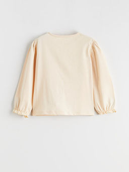 Kalp Bask?l? K?z Bebek Bluz ve Tayt