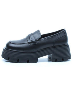 03-5930 BLACK Лоферы женские (натуральная кожа)