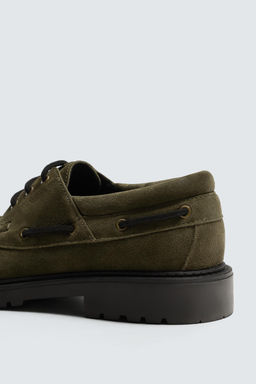 LEATHER DECK SHOES - Zara фото 6