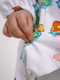 Платье Моана птички на белом - Sovalina фото 13