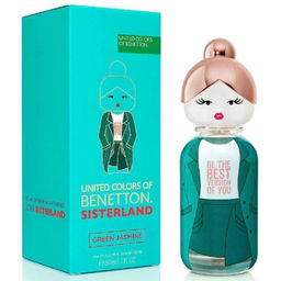 BENETTON SISTERLAND GREEN JASMIN w EDT 80 ml M, туалетная вода