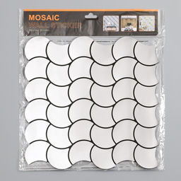 Наклейка интерьерная «Волны», декор на стену, серебро, 30×30 см