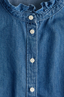 Blusa denim con volantes - H&m фото 6