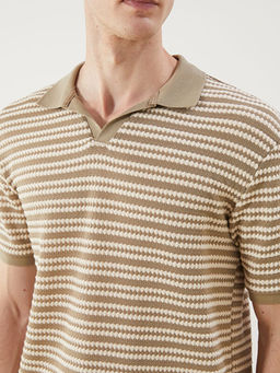 Polo Yaka ?izgili Erkek Ti??rt